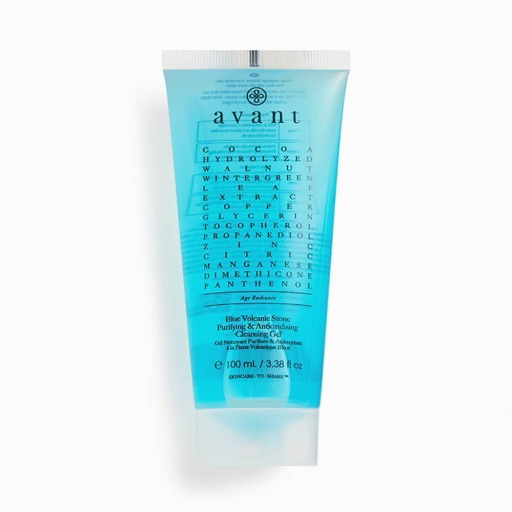 2/$29 AVANT SKINCARE Blue Volcanic Stone Purifying & Antioxidising Cleansing Gel